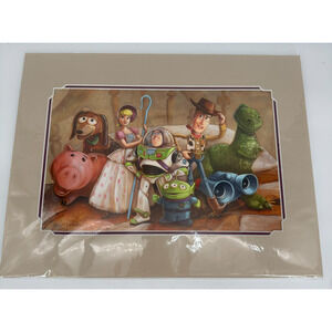 Disney Parks Toy Story 25th Anniversary Art Print By Darren Wilson 14x18 New